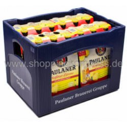 Paulaner Weissbier Zitrone alkoholfrei Kasten 4 x 6 x 0 33 l - Getränke Hax