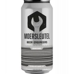 Moersleutel Craft Brewery Barcode: Silver & Jet Black