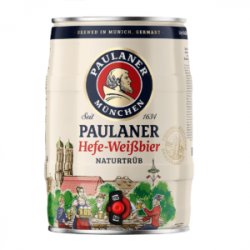 Paulaner Hefe Weissbier 5,5% – Bom 5l – Thùng 1 Bom - BIA NHẬP ĐÀ NẴNG