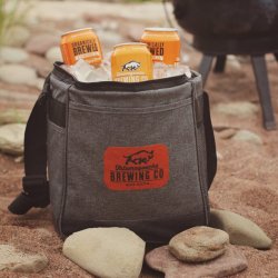 Tatamagouche Cooler Bag with leather patch - Tatamagouche Brewing - Tatabrew