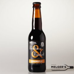 De Molen  Berliner & Banket Quadrupel 33cl - Melgers