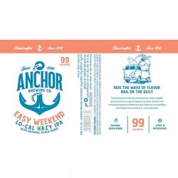 Anchor Easy Weekend Lo-Cal Hazy IPA - CraftShack