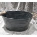 ZINC OVAL GRIS ANTHRACITE GARDEN XL (30.5X22.5) ZINC OVAL GRIS ANTHRACITE GARDEN XL (30.5X22.5)