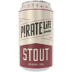 Pirate Life Brewing Stout 355ml - BoozeBud