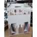 VALISETTE COFFRET CARTON 6 B DEBOUT BEIGE 27X18X39 VALISETTE COFFRET CARTON 6 B DEBOUT BEIGE 27X18X39