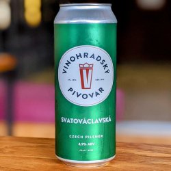 Vinohradsky Pivovar - Svatováclavská 13 - 4.9% Pale Lager - 500ml Can - The Triangle