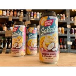 Funky Fluid Gelato: Banana, Mango & Coconut Lassi Funky Fluid Gelato: Banana, Mango & Coconut Lassi
