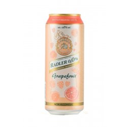 Zahringer Radler Grapefruit Sin Alcohol 0% - Cervezas del Mundo