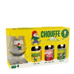 Achouffe Chouffe pack regalo 3x33cl+copa - Belgas Online