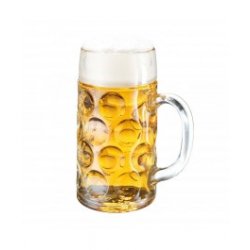 Kozel Bierkrug - Maßkrug 1 Liter gee... - Hopfenkurier.com