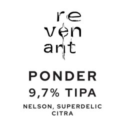 Revenant Brewing Project Ponder