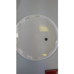 Fermentation Bin Lid - Hole and Grommet - 25 Litre - waterintobeer