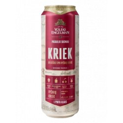 Volfas Engelman Kriek Fruit Beer Lata 568 ml - La Belga