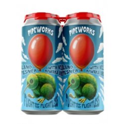 PIPEWORKS FLIGH OF THE FLIGHTLESS NEW ZEALAND STYLE PILSNER 16oz 4PK CANS - Schaefer’s