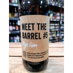 Brokreacja Meet the Barrel #5: Rye Gin Brokreacja Meet the Barrel #5: Rye Gin