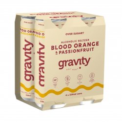 Gravity - Blood Orange & Passionfruit Seltzer 4-PACK - The Beer Barrel