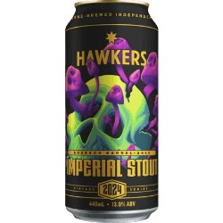 Hawkers Bourbon Barrel Aged Imperial Stout 2024 - The Beer Drop