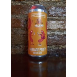 Hop Hooligans  Sausage Party Smoked Lager, 4.7% (500ml) - BrewFellas