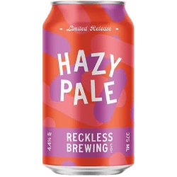 Reckless Brewing Hazy Pale - The Beer Drop