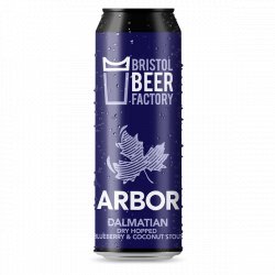 Arbor Ales  Bristol Beer Factory - Dalmation - 6.5% Stout - 568ml Can - The Triangle