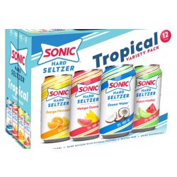 Sonic Hard Seltzer Tropical Variety Pack 12 pack 12 oz. Can - Petite Cellars