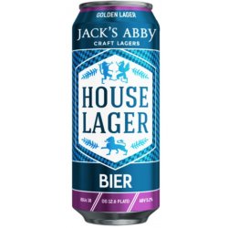 Jack's Abby House Lager 4 pack 16 oz. Can - Kelly’s Liquor