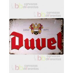 Duvel Placa decorativa - Cervezas Diferentes