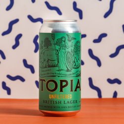 Utopian - Unfiltered British Lager 4.7% 440ml Can - All Good Beer