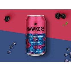 Hawkers Into the Forest, I Go Sour Ale with Raspberry, Blueberry & Blackberry - Thirsty