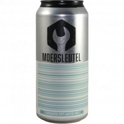 Moersleutel Craft Brewery Barcode: Turquoise Off-White