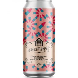 Vault City Giant Raspberry Blueberry Bubblegum Bottles - Sweet Shop Sour 440ml - Fountainhall Wines