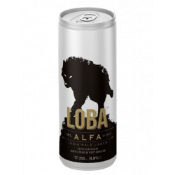 Loba Alfa Indian Pale Lager Lata 355 ml - La Belga