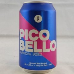 Brussels Beer Project Pico bello  0,3%  Alcoholvrij - Gedeelde Vreugde