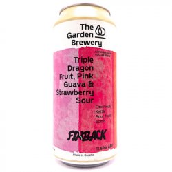 The Garden Brewery x Finback - Triple Dragon Fruit, Pink Guava & Strawberry Sour - Hop Craft Beers