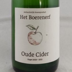 Boerenerf Eylenbosch Cider Appel • Kweepeer • Peer (oogst 2020-2021) - Gedeelde Vreugde