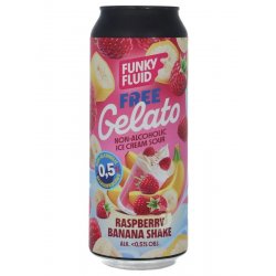 Funky Fluid Free Gelato: Raspberry Banana Shake