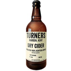 Turners Dry Cider Bottles (7%) - Indiebeer