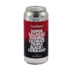 CoolHead Brew Super Salmiac Double Licorice Triple Blackcurrant