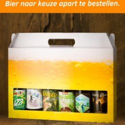 Biobieren Warmenbol Geschenkdoos (leeg) voor 6 flesjes - Biobieren Warmenbol