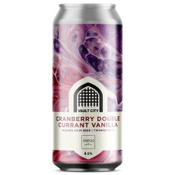 Vault City x Arpus Collab - Cranberry Double Currant Vanilla Sour 440ml (8.5%) - Indiebeer