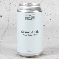 Slow Lane Grain of Salt Mixed Culture Gose - Mr West