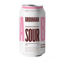 Brouhaha Brewery Strawberry Rhubarb Sour 375mL - The Hamilton Beer & Wine Co