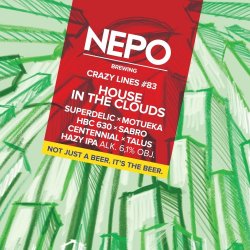 Nepomucen Crazy Lines 83: House in the Clouds 500ml - Funky Fluid