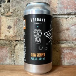 Verdant x Pint of Science Slow Stepper Pale 4.5% (440ml) - Caps and Taps