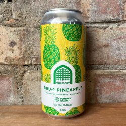 Vault City x Pomona Bru-1 Pineapple Sour  6.9% (440ml) - Caps and Taps