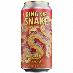 Garage Project King Of Snake Double Hazy IPA 440ml - The Beer Cellar