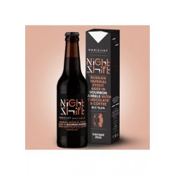 HORIZONT Brewing Night Shift Vintage 2022 Russian Imperial Stout Aged In Bourbon Barrels With Chocolate & Coffee HORIZONT Brewing Night Shift Vintage 2022 Russian Imperial Stout Aged In Bourbon Barrels With Chocolate & Coffee