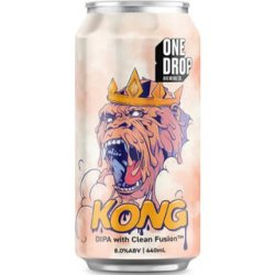 One Drop Brewing Kong Hazy Double IPA 440ml - The Beer Cellar