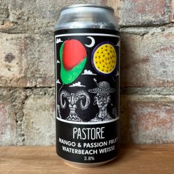 Pastore Mango & Passion Fruit Waterbeach Weisse 3.8% (440ml) - Caps and Taps