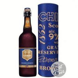 Hộp Quà Bia Chimay Xanh 9% – Chai 750ml - First Beer – Bia Nhập Khẩu Giá Sỉ